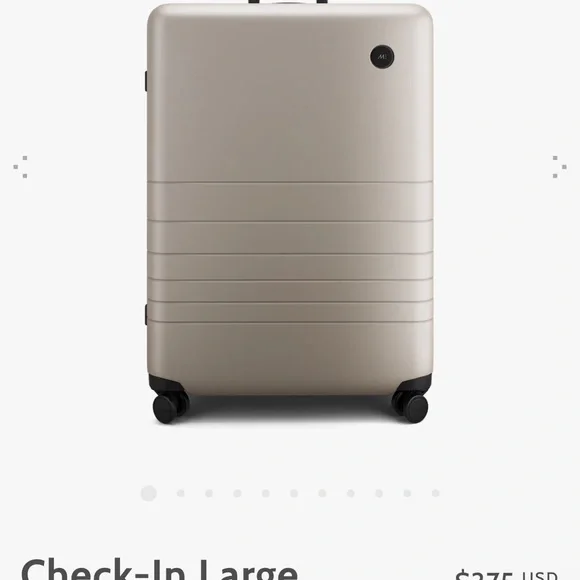Set of monos taupe Hard Shell Suitcases